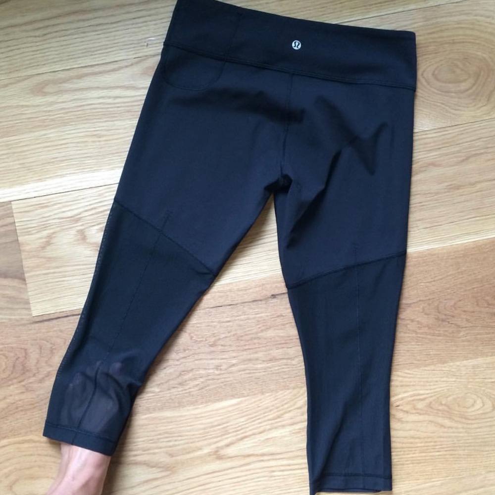 Lululemon Wunder Under Sheer Crop